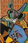 Violin and Checkerboard by Juan Gris